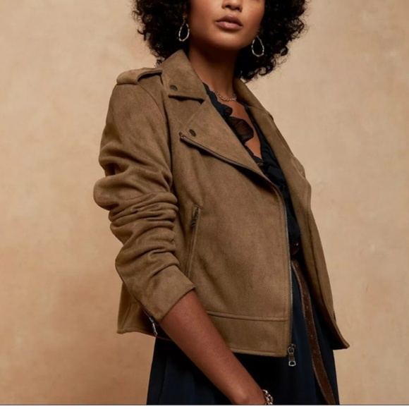 Banana Republic Vegan Suede Jacket - Picture 2 of 10